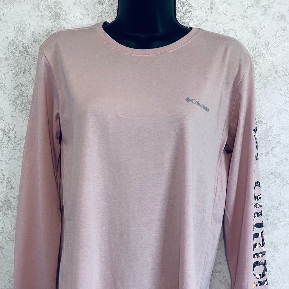 Columbia Sportswear Company Women’s Pink Long Sleeve T-Shirt Size XS Extra Small